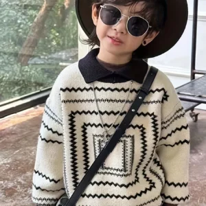 Squared Polo Sweater