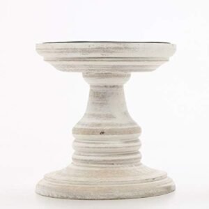 White Candle Holder