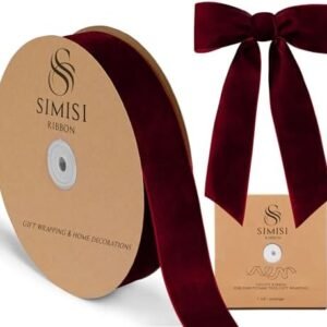 Burgundy Velvet Ribbon