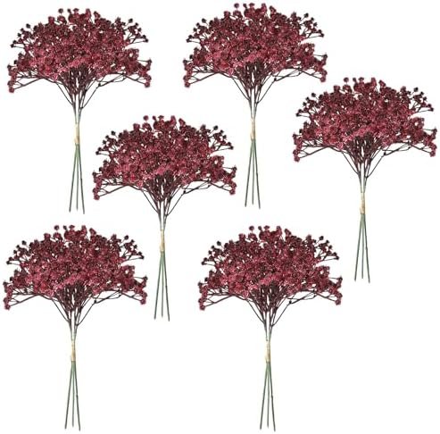 Maroon/Burgundy Babys Breath Flowers